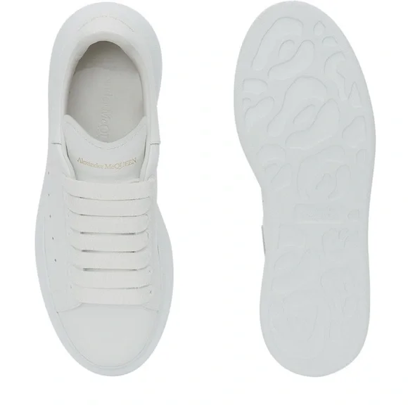 ALEXANDER MCQUEEN Leather Oversized Sneakers - Picture 3 of 4